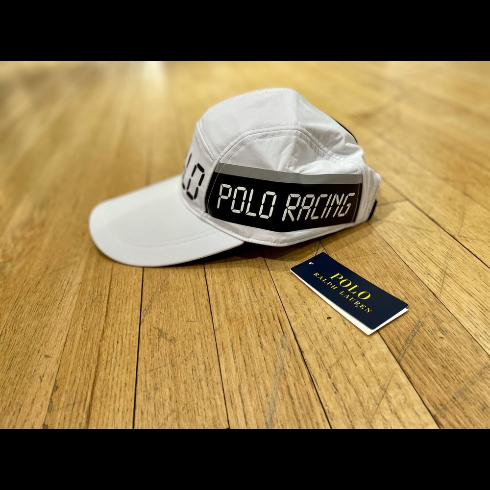 Polo Ralph Lauren Long Bill Racing Hat - Brand New